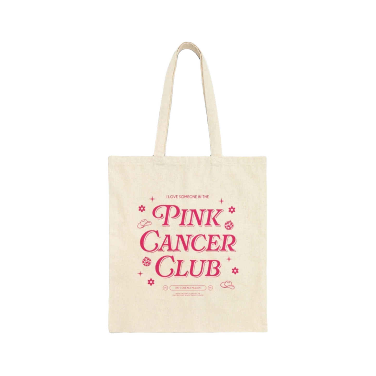 Pink Cancer Club Tote Bag