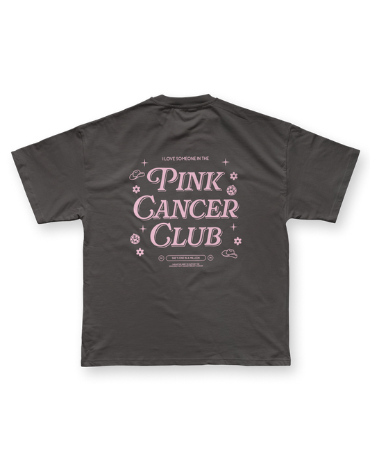 Pink Cancer Club Shirt - Graphite