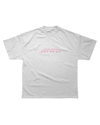 Pink Cancer Club Shirt - White